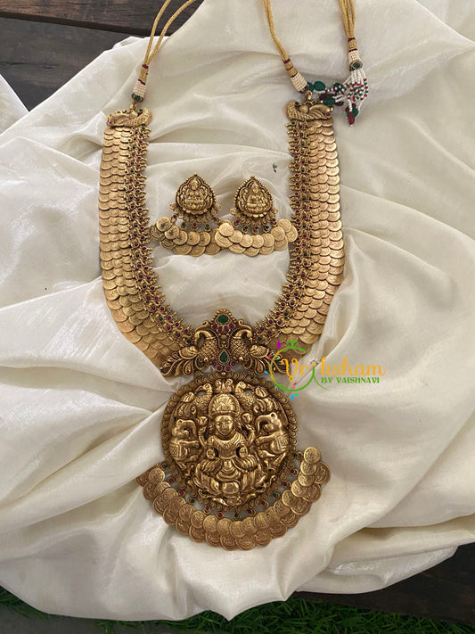 Premium Layer Lakshmi Coin Neckpiece-G3427