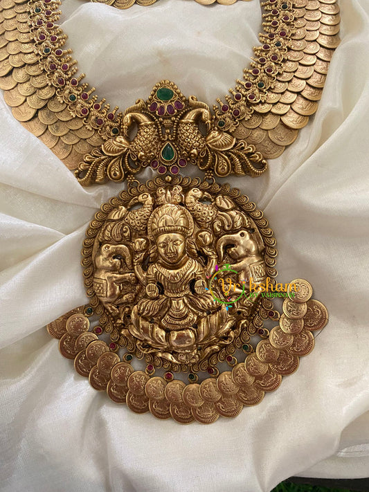 Premium Layer Lakshmi Coin Neckpiece-G3427