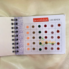 Navrathri Return Gift Package -Plain Color Bindi Book-Lavishka-ZV008