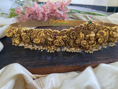 Premium Antique Lakshmi Hipbelt -Gold look alike Temple Hipbelt -G2770