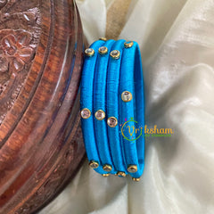 Navrathri Return Gift Package -Silk Thread Bangles Set 5-NV014