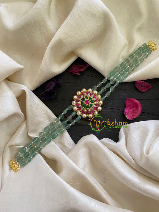 Jadau Kundan High Neck Choker -J934