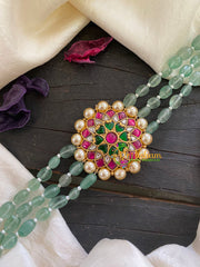 Jadau Kundan High Neck Choker -J934