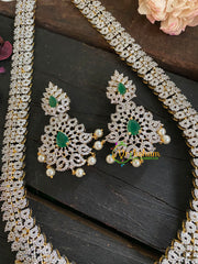 Royal American Diamond Bridal Green Haram-G4397