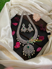 Royal American Diamond Bridal Green Haram-G4397