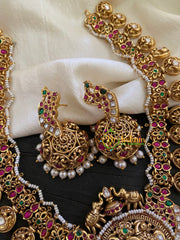 Precious Jadau Kundan Lakshmi Short Neckpiece -J915