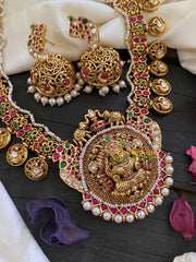 Precious Jadau Kundan Lakshmi Short Neckpiece -J915