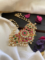 Jadau Kundan Pearl High Neck Choker -J927