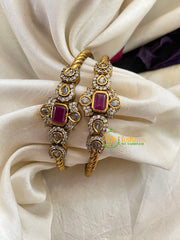 Premium Victorian Diamond Kada Bangles-VV441