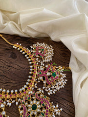 Precious Jadau Kundan Guttapusalu Neckpiece -J1093