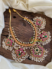 Precious Jadau Kundan Guttapusalu Neckpiece -J1093