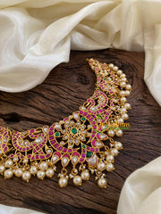 Precious Jadau Kundan Choker Short Neckpiece -J1605