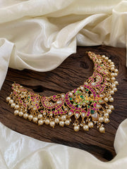 Precious Jadau Kundan Choker Short Neckpiece -J1605