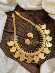 Exquisite Kundan Jadau Maanga Short Neckpiece-White-J1077