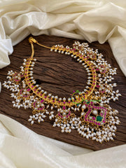 Precious Jadau Kundan Guttapusalu Neckpiece -J1094