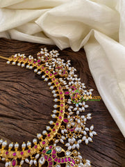 Precious Jadau Kundan Guttapusalu Neckpiece -J1094