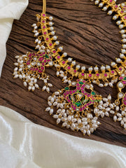 Precious Jadau Kundan Guttapusalu Neckpiece -J1095