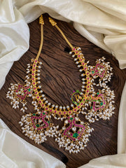 Precious Jadau Kundan Guttapusalu Neckpiece -J1095