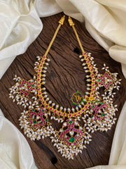 Precious Jadau Kundan Guttapusalu Neckpiece -J1095