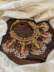 Precious Jadau Kundan Guttapusalu Neckpiece-Lakshmi Guttapusalu -J1096