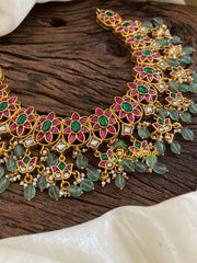 Precious Jadau Kundan Choker Short Neckpiece -J1606