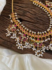 Precious Jadau Kundan Guttapusalu Neckpiece -J1097