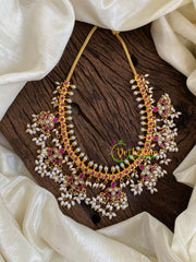 Precious Jadau Kundan Guttapusalu Neckpiece -J1097