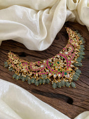 Precious Jadau Kundan Choker Short Neckpiece -J1602