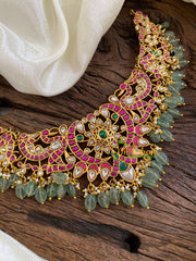 Precious Jadau Kundan Choker Short Neckpiece -J1602