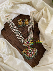 Pearls and Beads Jadau Kundan Pendant Mala -J1645