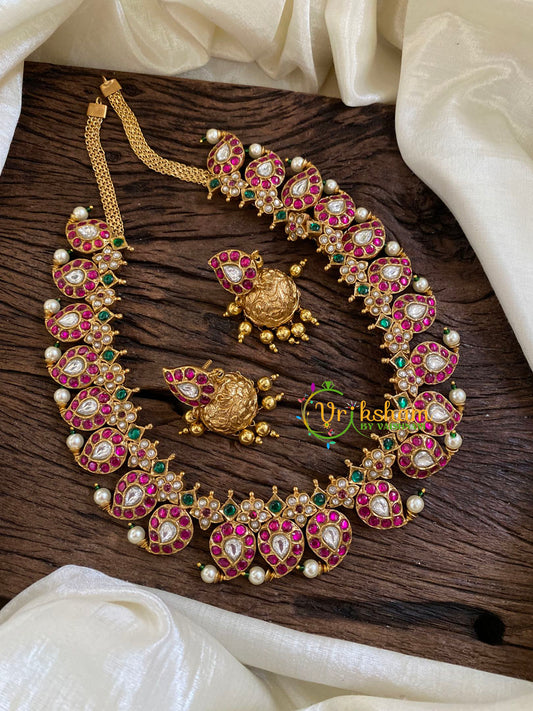 Exquisite Kundan Jadau Maanga Neckpiece -J1078