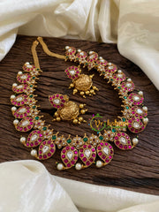 Exquisite Kundan Jadau Maanga Neckpiece -J1078