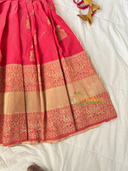 Yellow with Red Indian Traditional Girls Lehenga-VS1793