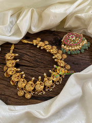 Two in One Removable Pendant Jadau Kundan Short Neckpiece -J1633