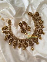 Premium Gold Look Alike Short Neckpiece -G8860