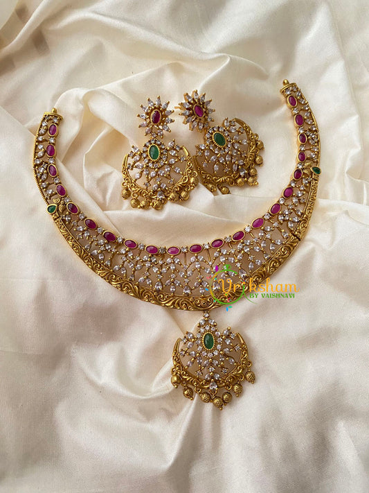 Precious Bridal High Neck Choker-G8851