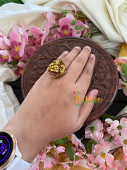 Antique Gold Temple Finger Rings -G5678