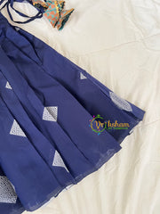 Blue Indian Traditional Girls Lehenga-VS1802