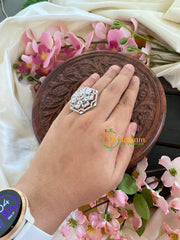 American Diamond Finger Ring-G5681