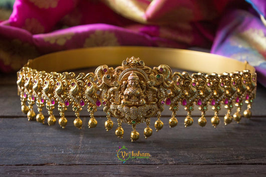 Gold look alike Lakshmi hip belt-G667