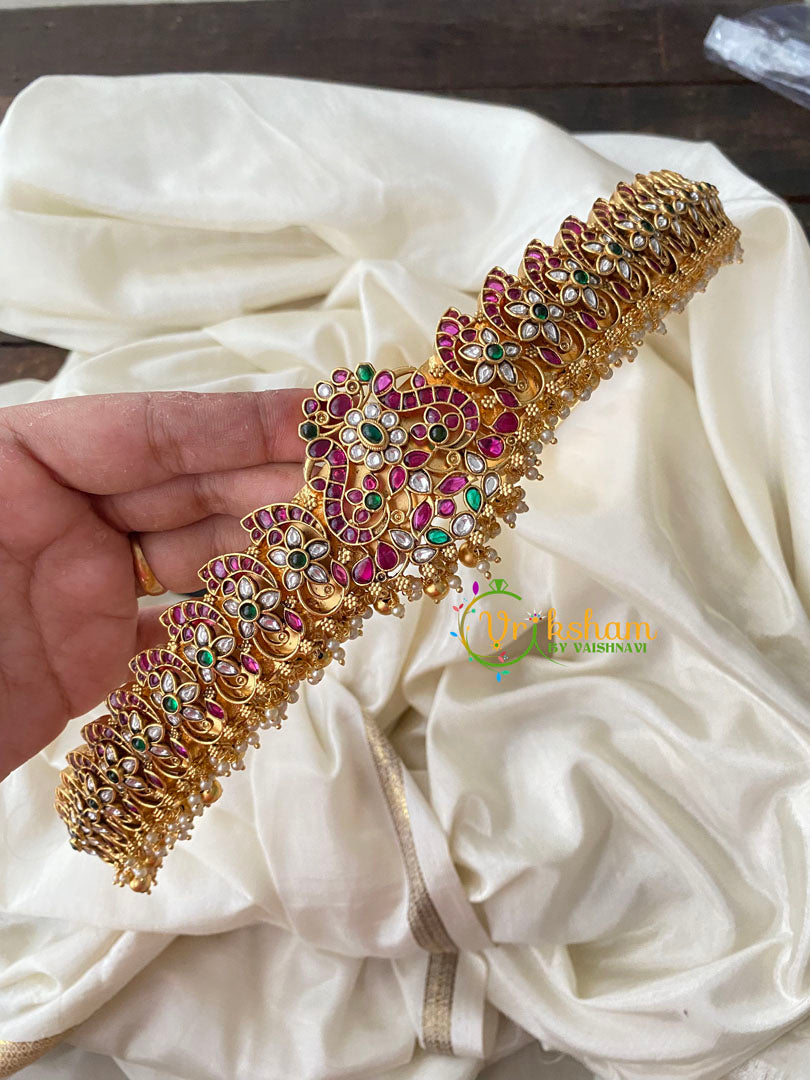 Royal Precious Kemp Hipbelt-Gold beads-G4425