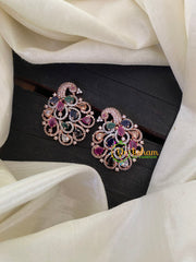 Multi Color American Diamond Stud -G6633