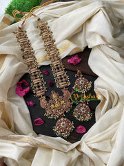 Precious Kemp Haram-Traditional Lakshmi Haram -G4434