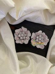 Pastel Pink American Diamond Stud -G6692