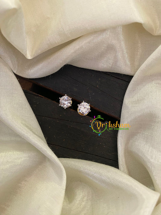 Daily Wear Gold Tone American Diamond Stud -G6710