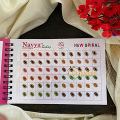 Color Stone Sticker Bindi-Navya Suhag-B010