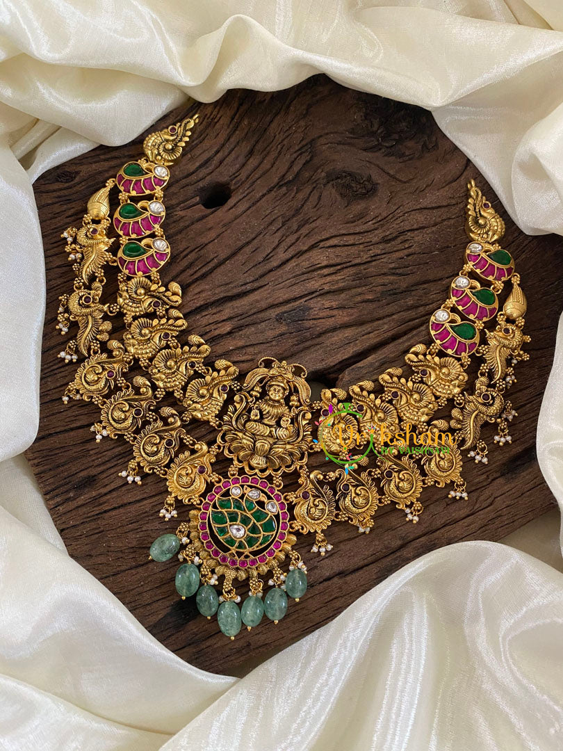 Precious Laskhmi Jadau Kundan Short Neckpiece-J1250