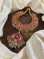 Precious Jadau Kundan Mid Length Neckpiece-J1248