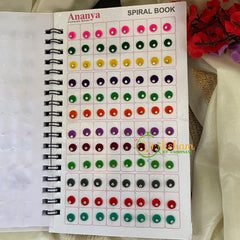 Single Stone Sticker Bindi Book-Ananya Long-BB035