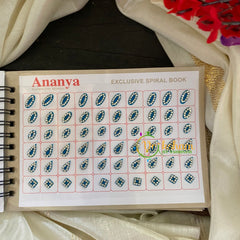 White Border Stone Cocktail Shapes Bindi Book-Ananya Short-BB034